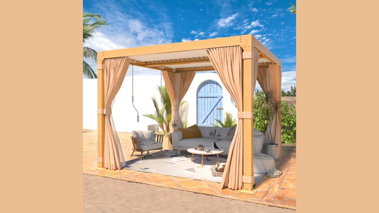 The Ultimate Outdoor Retreat: EROMMY 10×10 Pergola with Adjustable Roof